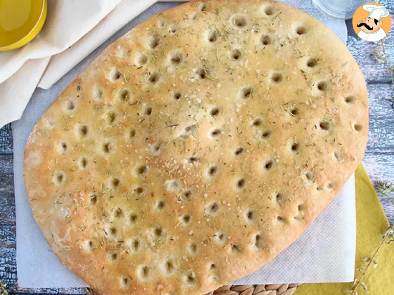 Focaccia, le pain italien au romarin - photo 3