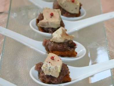 ^^Foie gras au pain d'épices sur confiture d'oignons aux figues^^ - photo 2