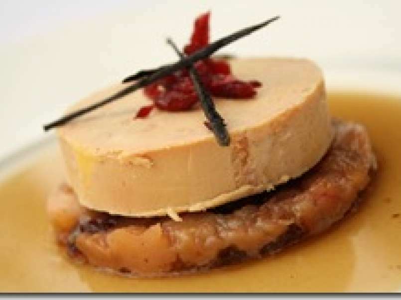 Foie Gras d'Oie Poché, Chutney de Coing et Gelée à la Vanille - photo 3