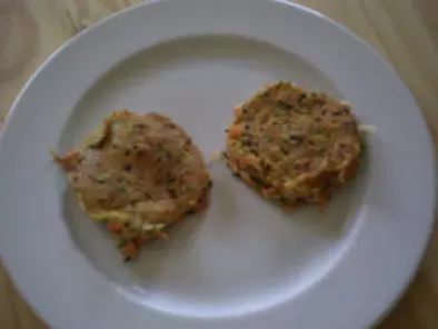 Galettes courgettes - carottes