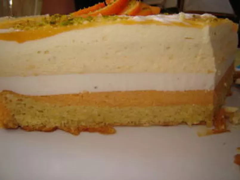 Gâteau à l'abricot en couche (inspiré par un gâteau d'Eryn) - photo 2