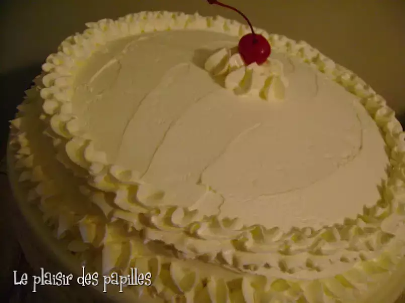 Gâteau à la vanille et son glaçage