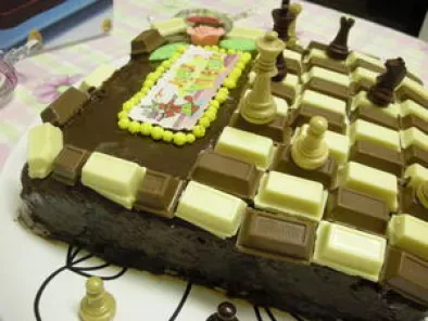 Gâteau Anniversaire Jeu de Dames - photo 3