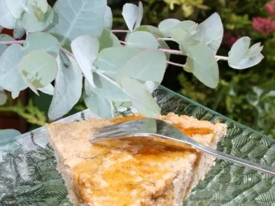 ^^Gâteau au brocciu, aux amandes et farine de châtaigne et son caramel à l'orange^^