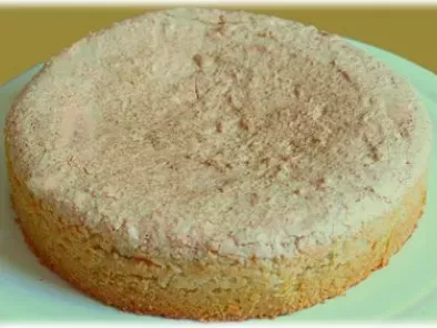 Gâteau au caramel de lavande en croûte d'amande et noix de coco. - photo 2