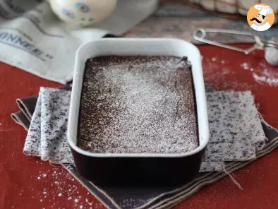 Gâteau au chocolat et à la crème de marron EXTRA FONDANT avec 4 ingrédients seulement - photo 6