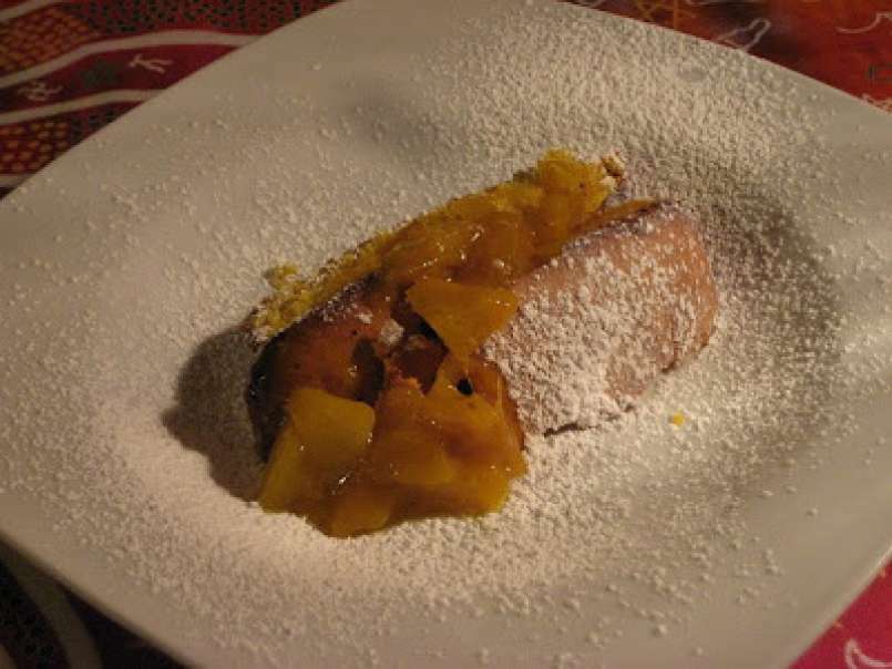 Gâteau au curcuma et compote de mangues - photo 2