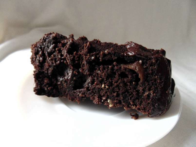 Gâteau au kaki, au chocolat et à l'amande (sans oeuf) - photo 2