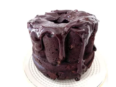 Gâteau au kaki, au chocolat et à l'amande (sans oeuf) - photo 3