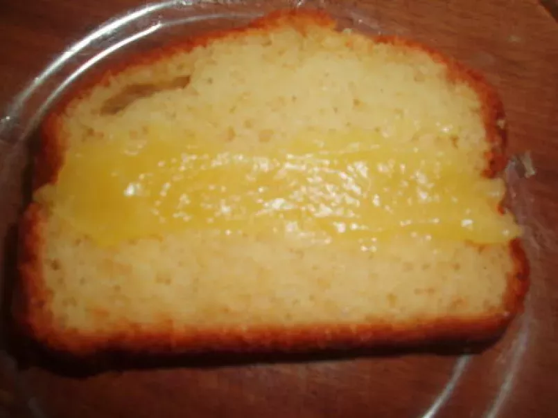 Gâteau au yaourt fourré au lemon curd participation 25 au jeu citronné