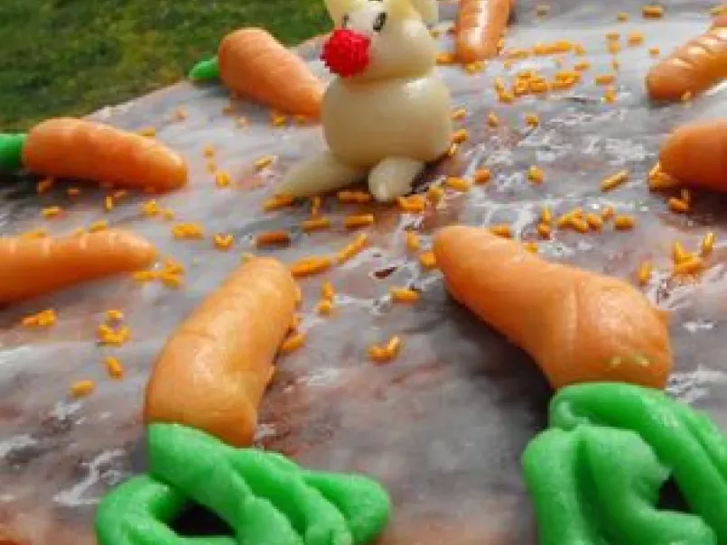 Gâteau aux carottes pour petits lapins gourmands !
