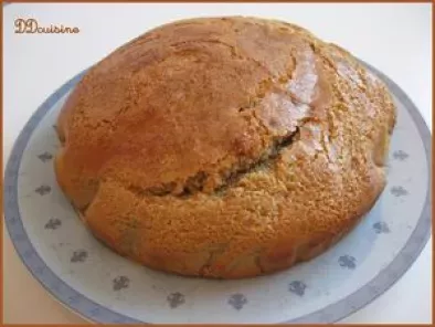 Gâteau brioché à la fleur d'oranger, d'après Valérie Cupillard (et Cléa...)