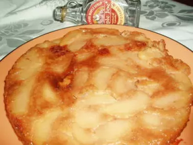 Gâteau canadien aux pommes et sirop d'érable