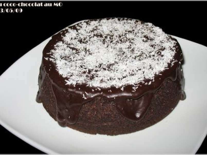 Gâteau chocolat-coco ou amande au micro-onde - photo 2