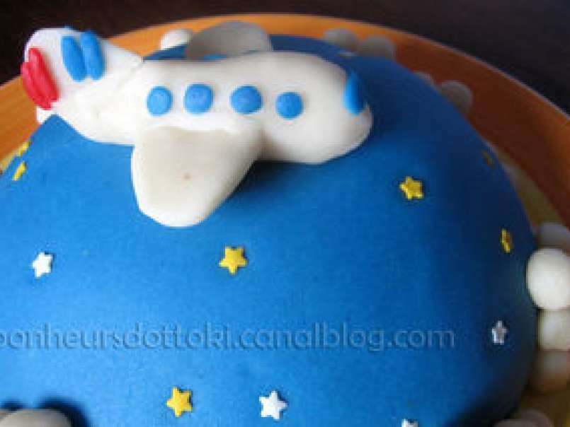 Gâteau d'anniversaire 3D et son avion - photo 2