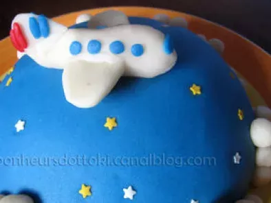 Gâteau d'anniversaire 3D et son avion - photo 2