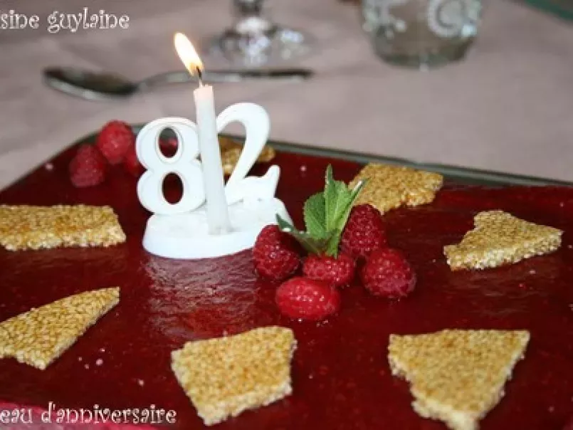 Gâteau d'anniversaire à la framboise - photo 6