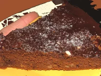 gâteau d'anniversaire chocolat noix