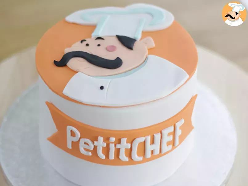 Gâteau en pâte à sucre PtitChef pas à pas et en video - photo 4