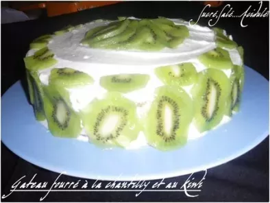 Gâteau fourré au kiwi
