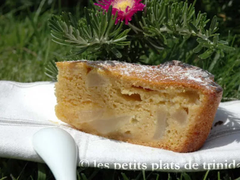 Gâteau moelleux aux poires, érable et cannelle sans beurre - photo 2