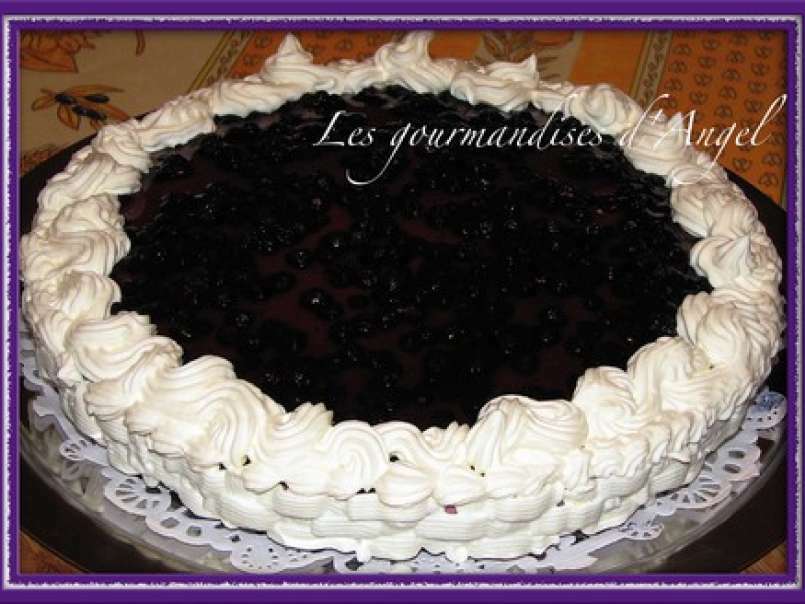 Gâteau Mousse aux myrtilles