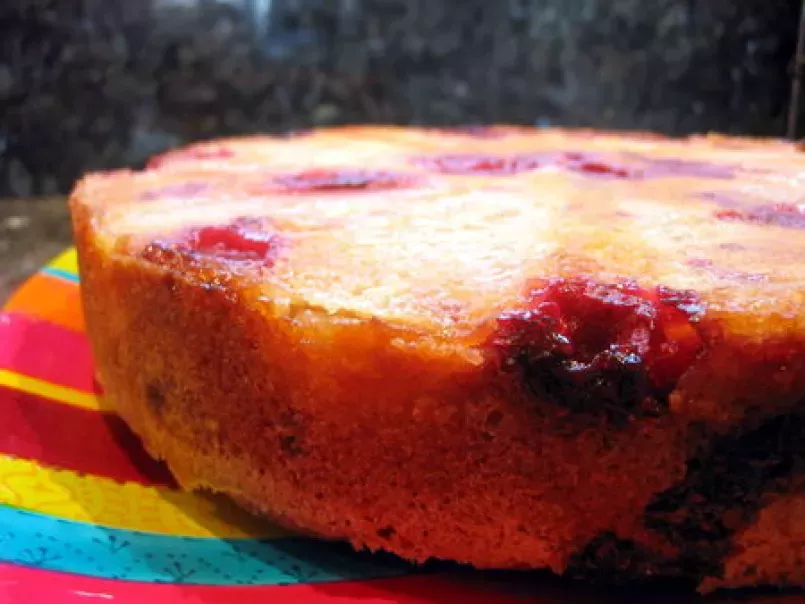 Gâteau renversé poire framboise gingembre - photo 4