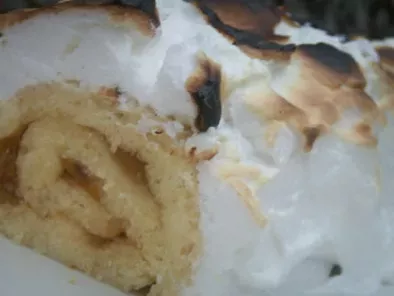 Gâteau roulé meringué à la poudre d'amande et citron - photo 4