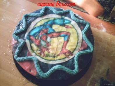 Gâteau spider-man pour l?anniversaire de mon fils rayane