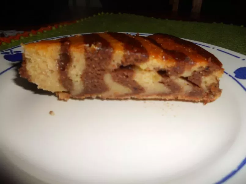 Gâteau yaourt marbré banane chocolat - photo 2