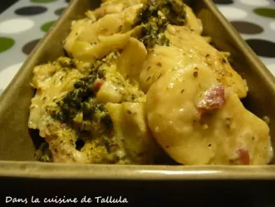 Gnocchi (maison) aux brocolis et crème de parmesan ou gorgonzola - photo 2