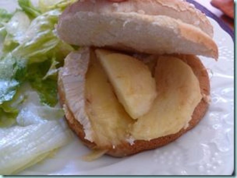 Hamburger sucre-sale : pommes et camembert - photo 2