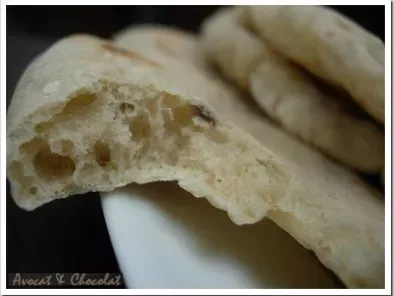 Houmous accompagné de pain Pita aux céréales et graines fait maison - photo 5