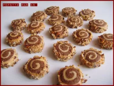 Jolis biscuits escargots vanille/chocolat - photo 2
