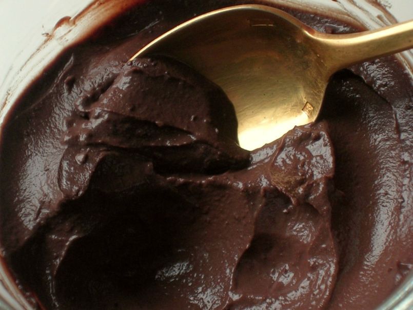 La crème au chocolat noir des gourmets impatients (sans oeufs, sans lait, sans four) - photo 2