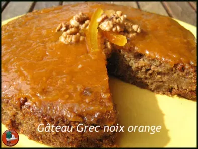 La curieuse recette du gâteau de noix à l'orange Grec - photo 2