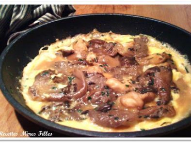 La recette Champignons : Omelette aux Pleurotes