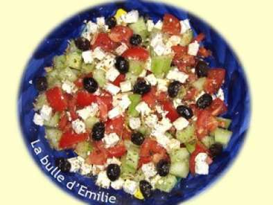 La salade grecque - Horiatiki salata