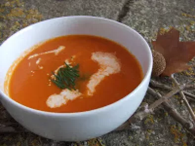 La soupe carotte-tomate-orange