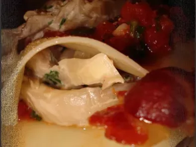 Lasagne aux pleurotes et son croustillant de jambon cru - photo 2