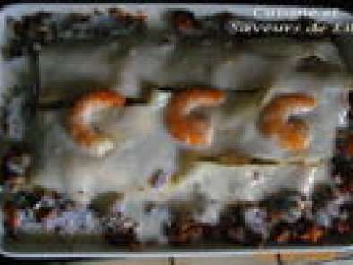 Lasagnes aux légumes et aux crevettes - photo 3