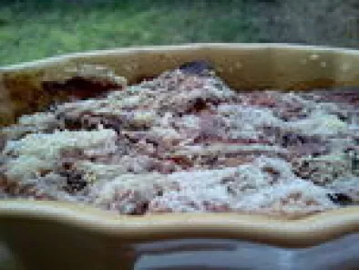 Lasagnes d'aubergines au mascarpone et gorgonzola