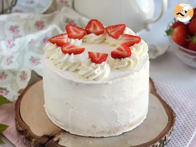 Layer cake aux fraises et crème mascarpone - photo 5