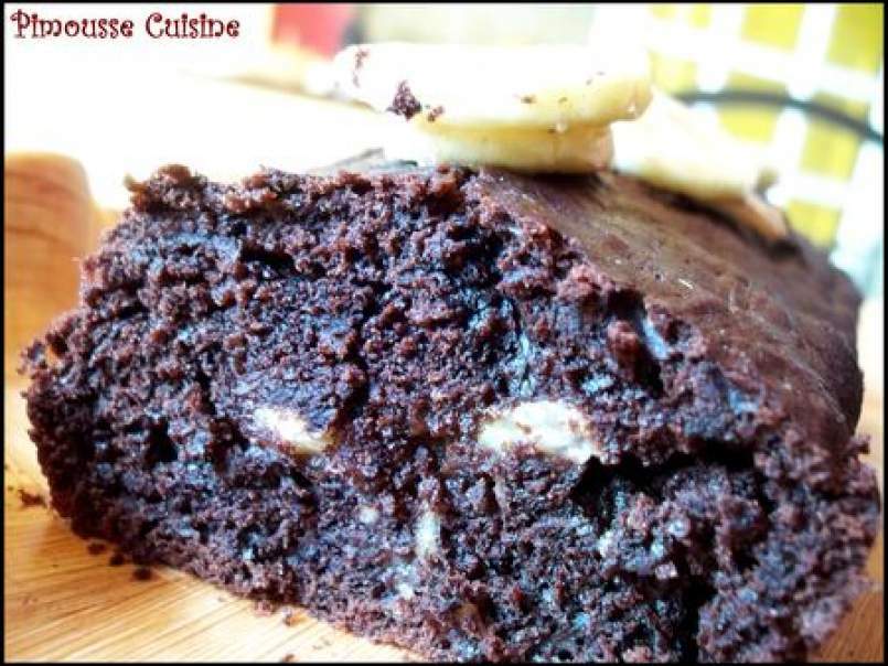 Le gâteau au chocolat à la courgette et banane - photo 3