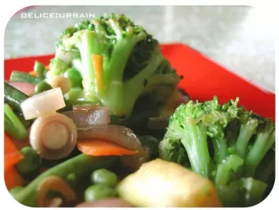 Légumes croquants, citronnelle et gingembre au wok! - photo 2