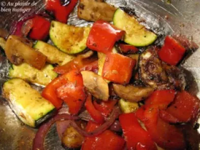 Légumes grillés au vinaigre balsamique