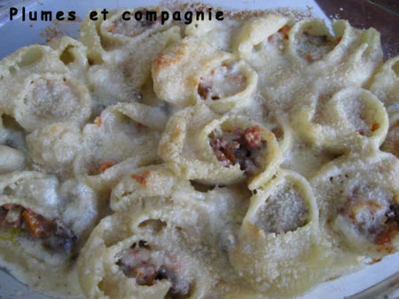 Lumaconi farcis sauce au gorgonzola et parmesan - photo 4