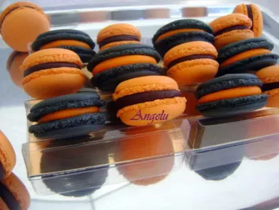 Macarons d'Halloween : orange et noir - photo 2