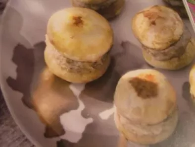 Macarons de champignons au foie gras