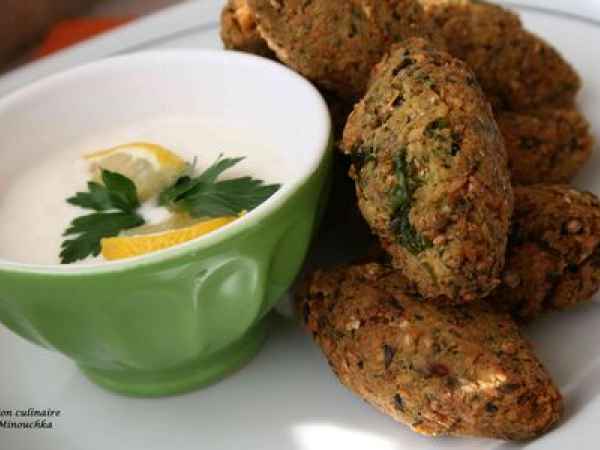 Haricots de soissons en mode Falafels